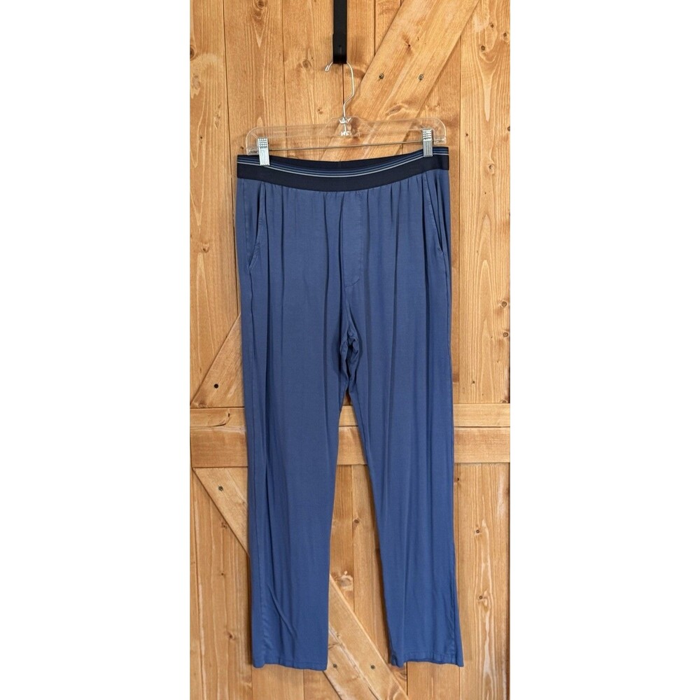 Marine Layer Best Sleep Pant Ever Tapered Lounge Pants Navy Blue Medium Soft
